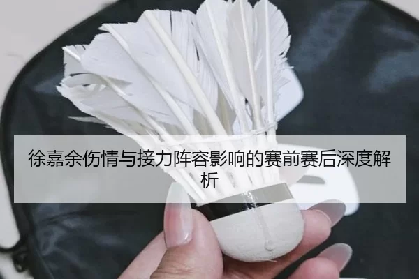 徐嘉余伤情与接力阵容影响的赛前赛后深度解析